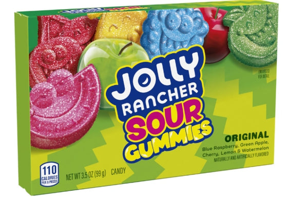 Jolly Rancher Gummies Sours Candy Theatre Box 99g