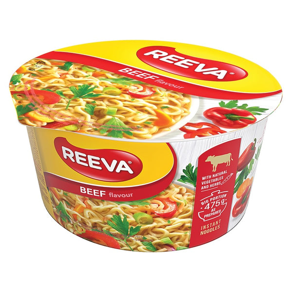 Reeva Beef Flavour Big Portion Instant Noodles 75g