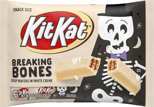 Kit Kat Breaking Bones White Creme Snack Size Wafer Candy 291g