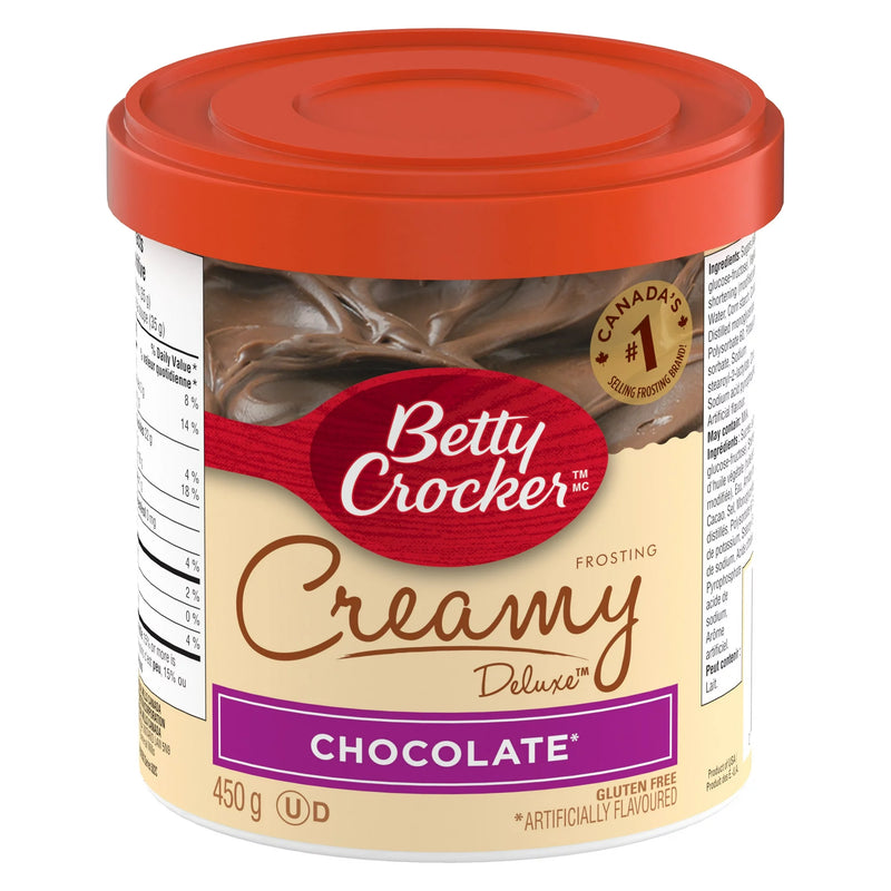 Betty Crocker Creamy Deluxe Chocolate Frosting 450g [Canadian]