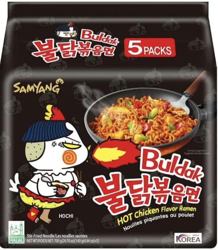 Samyang Buldak Hot Chicken Flavor Ramen( 5 pack)