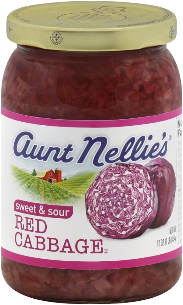 Aunt Nellie Red Cabbage Glass 453g