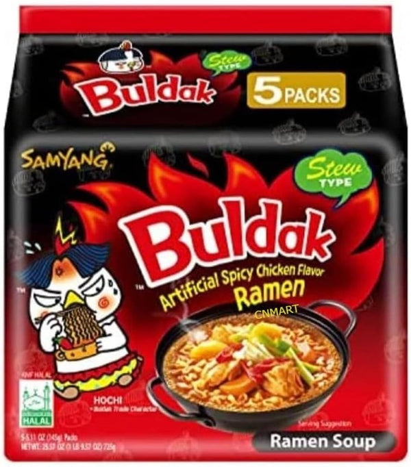 Samyang Stew Type Buldak Hot Chicken Flavor Ramen( 5 pack)