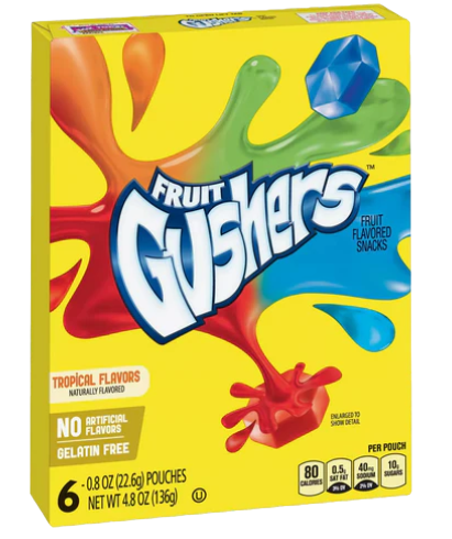 Variety Packs of Roll-ups, Gushers & Welch's Snacks