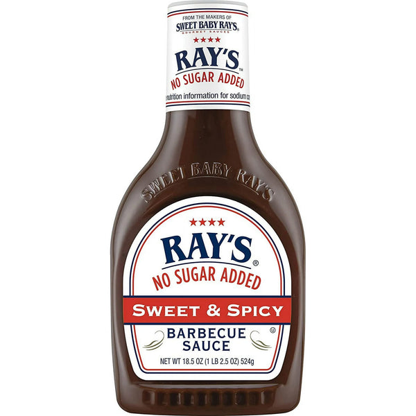 Ray's No Sugar Added Sweet & Spicy Barbecue Sauce 524g