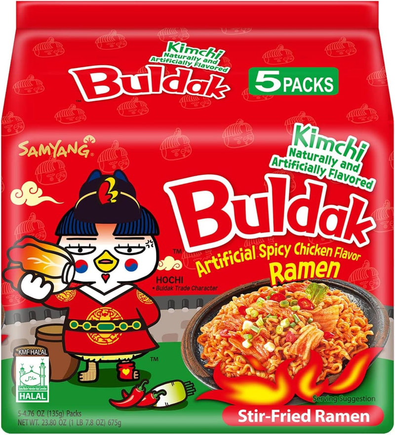 Samyang Kimchi  Buldak Hot Chicken Flavor Ramen( 5 pack)