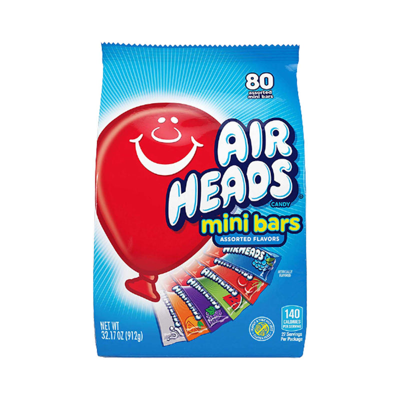 Airheads Assorted Mini Bars Gusset Bag 912g