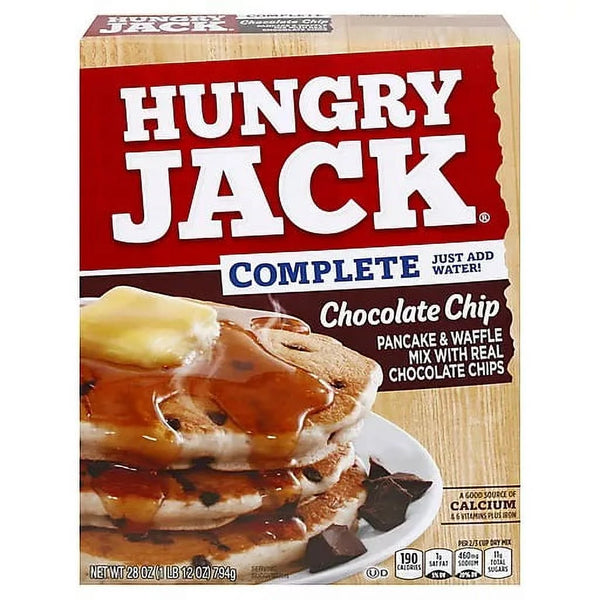 Hungry Jack Complete Chocolate Chip Pancake & Waffle Mix 794g