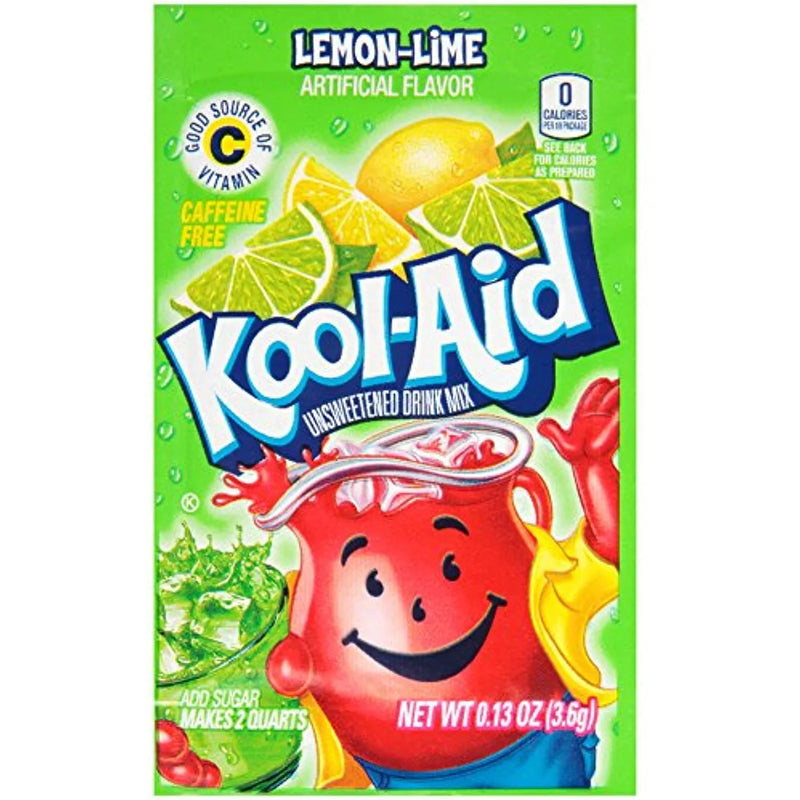 Kool-Aid Lemon-Lime Unsweetened Soft Drink Mix (Pack of 6)