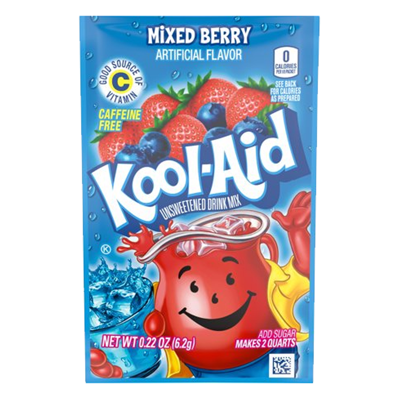 Kool-Aid Bundle Unsweetened Drink Mix 3.6g(PACK OF 12) (BBD:- 01/JAN/2025)