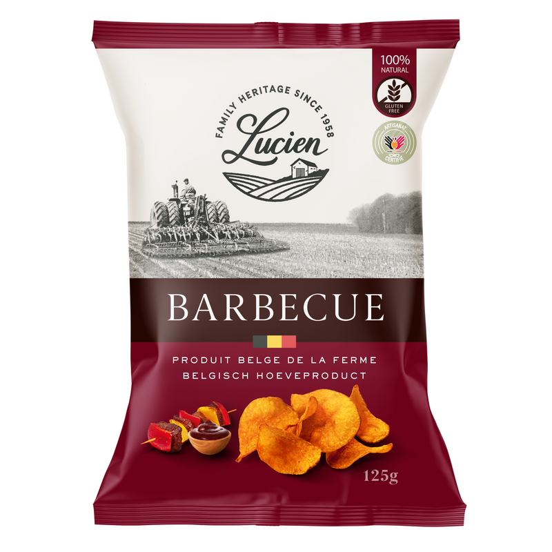 Lucien Barbecue Chips 125g