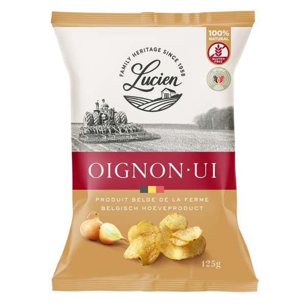 Lucien Oignon (Onion) Chips 125g