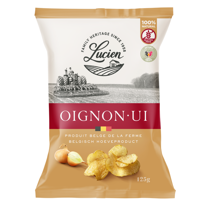 Lucien Oignon (Onion) Chips 125g