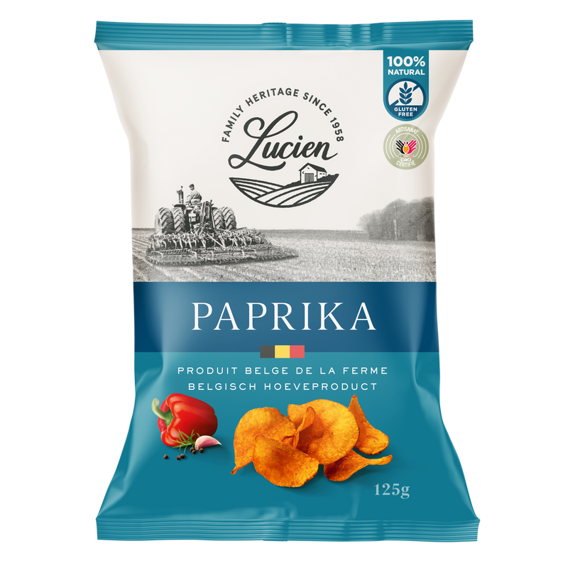 Lucien Paprika Chips 125g