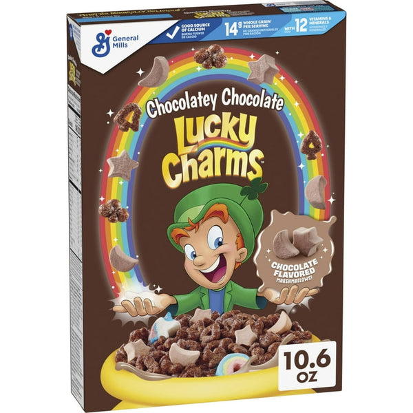 General Mills Lucky Charms Chocolatey Chocolate Cereal 300g