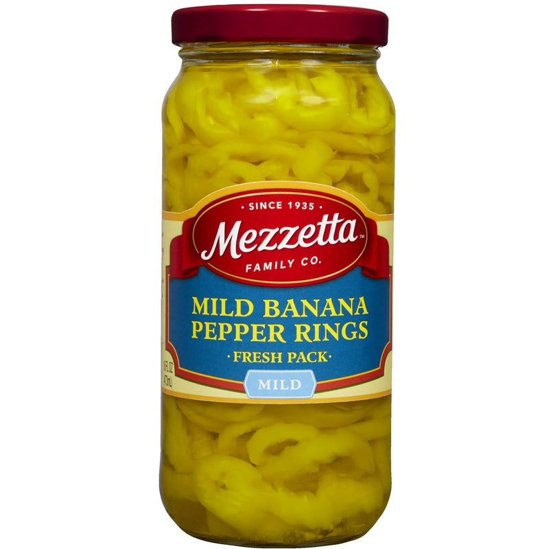 Mezzetta Mild Banana Pepper Rings 473ml