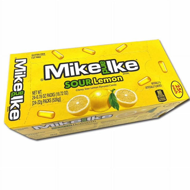 Mike and Ike Sour Lemon Candy 22g (pack of 24) (Best Before 01/2025)