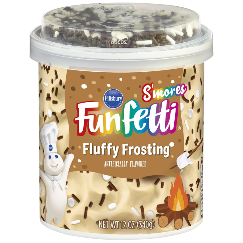 Pillsbury Funfetti S'more Fluffy Frosting 340g