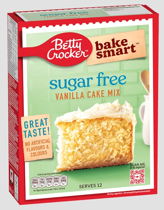 Betty Crocker (EU) Sugar Free Vanilla Cake Mix 350g