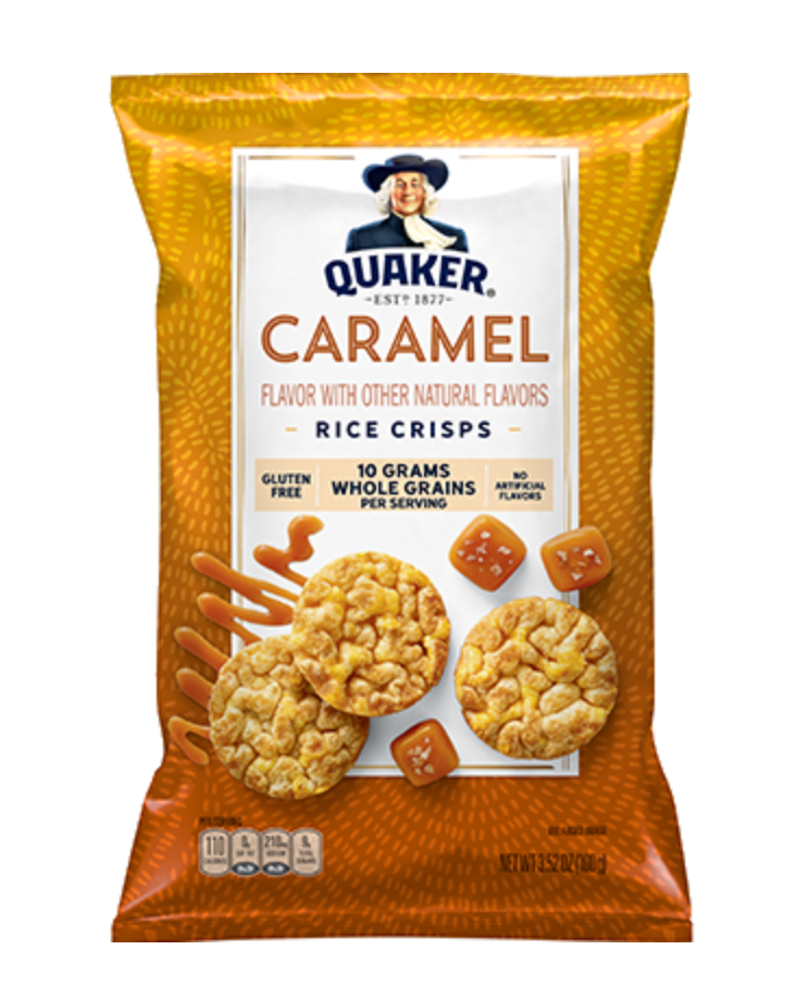 Quaker Mini Rice Caramel 100g (Best Before Date 13/08/2024)