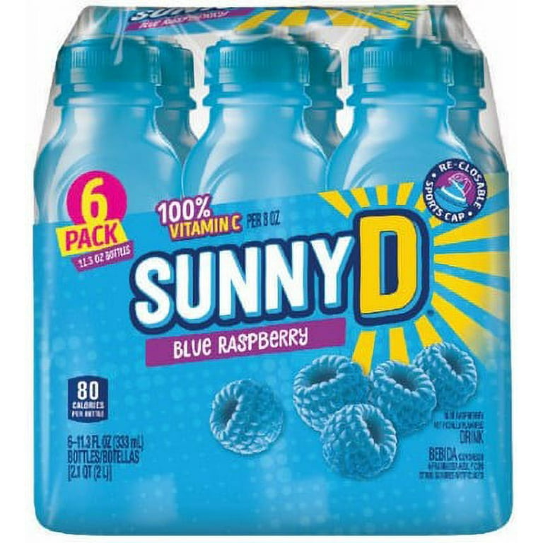 Sunny Delight Blue Raspberry 6 x 473ml