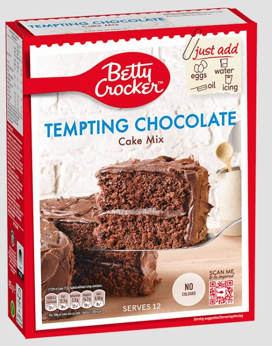 Betty Crocker (EU) Tempting Chocolate Cake Mix 425g