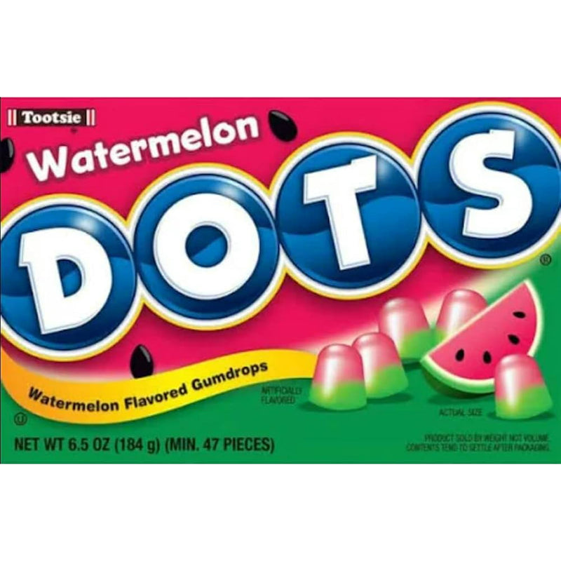 Tootsie Dots Watermelon Flavoured Gummy Candy 184g