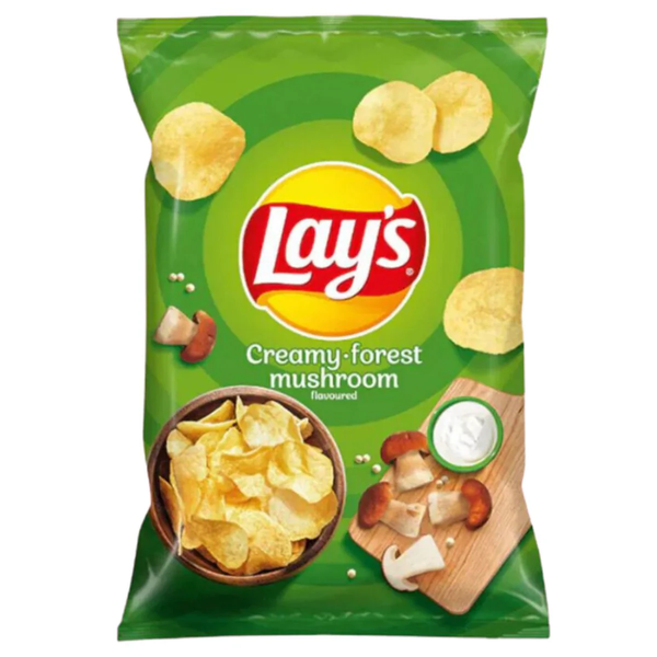 Lays Crisps Creamy Forest Mushroom 130g