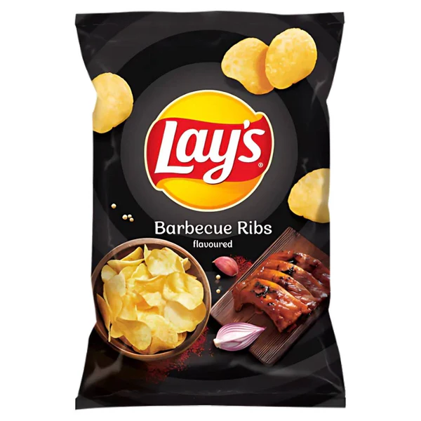 Lays Crisps Barbecue Ribs 130g