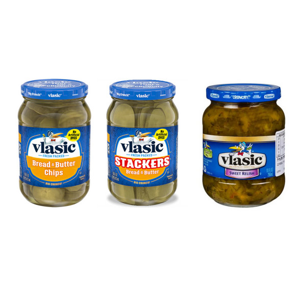 Vlasic ( 3 Pack ) | Stackers Bread & Butter | Bread & Butter Chips | Sweet Relish |