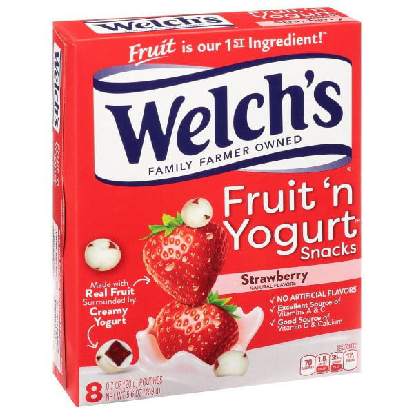 Welch's Fruit n Yogurt Strawberry Snacks 159g