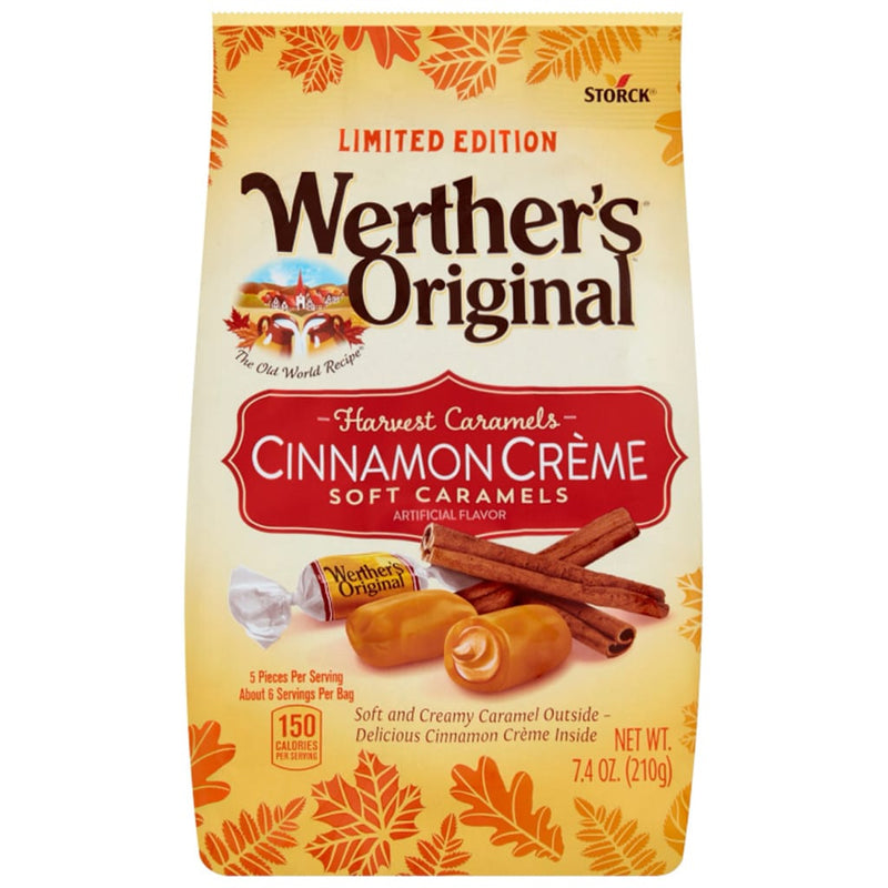 Werther's Original Soft Cinnamon Creme Caramels 210g