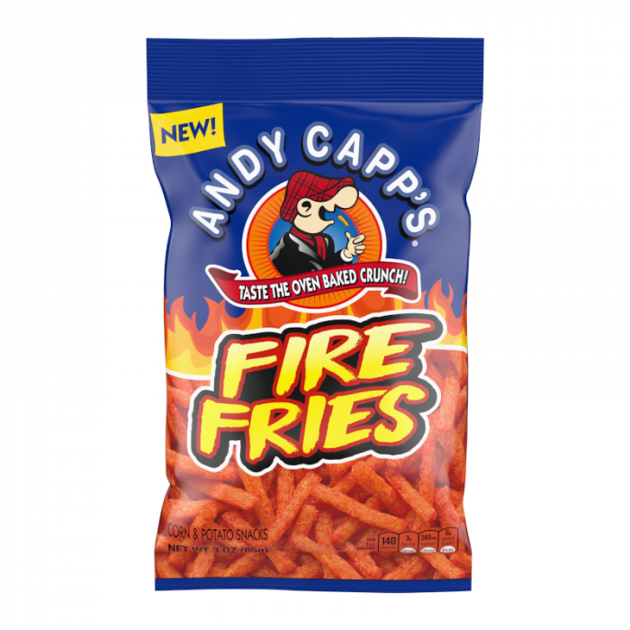 Andy Capp's Fire Fries Corn & Potato Snacks 85g