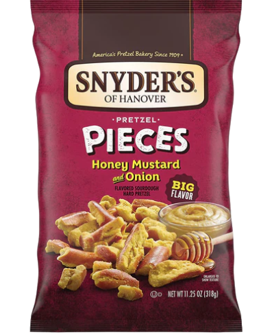 Snyder's Bundle | Cheddar cheese 318g | Honey Mustard Onion 318g | Hot Buffalo Wing 318g | Jalapeno 318g