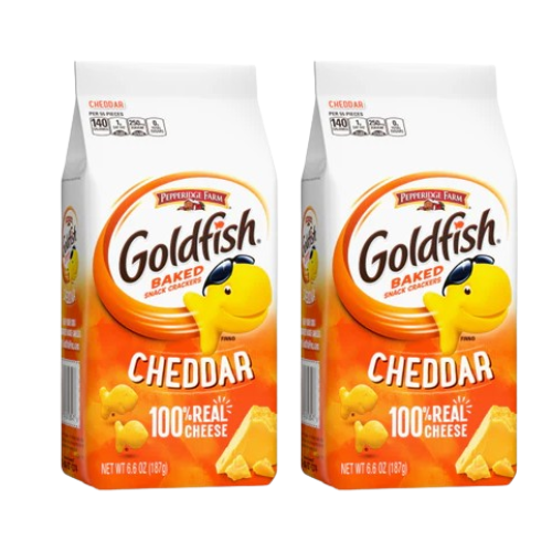 Pepperidge Farm Goldfish Baked Snack Crackers Cheddar 2 Pack