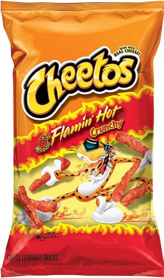 Cheetos Flamin' Hot Crunchy Cheese Snacks 226.8g (Best Before Date 30/12/2024)