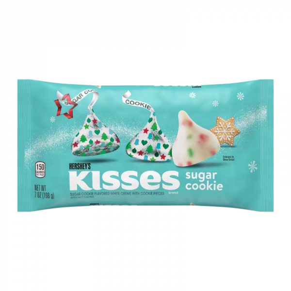 Hershey's Kisses Sugar Cookie White Creme With Cookie Pieces 198g