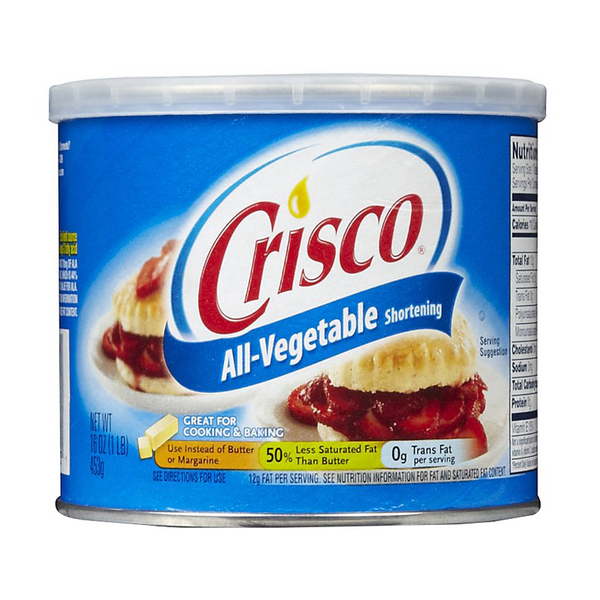 Crisco All Vegetable Shortening 454g Can (Canadian)