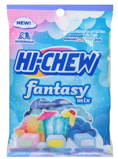 Hi Chew Variety Pack Sweet & Sour 90g | Softed Caramel 85g | Fantasy Mix  85g | Original Mix 85g | Reduced Sugar 60g