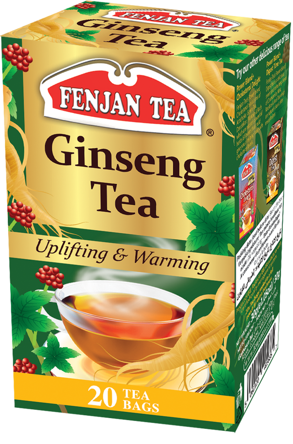 Fenjan Ginseng Tea, Uplifting & Warming, 20 Tea Bags