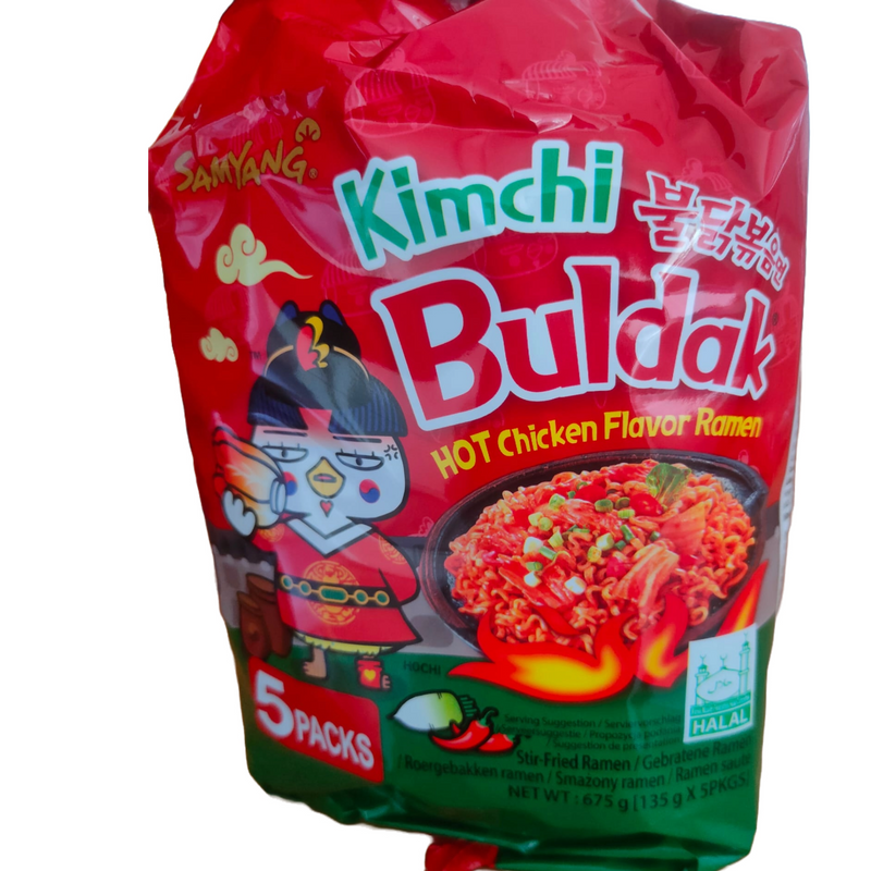 Samyang Kimchi  Buldak Hot Chicken Flavor Ramen( 5 pack)