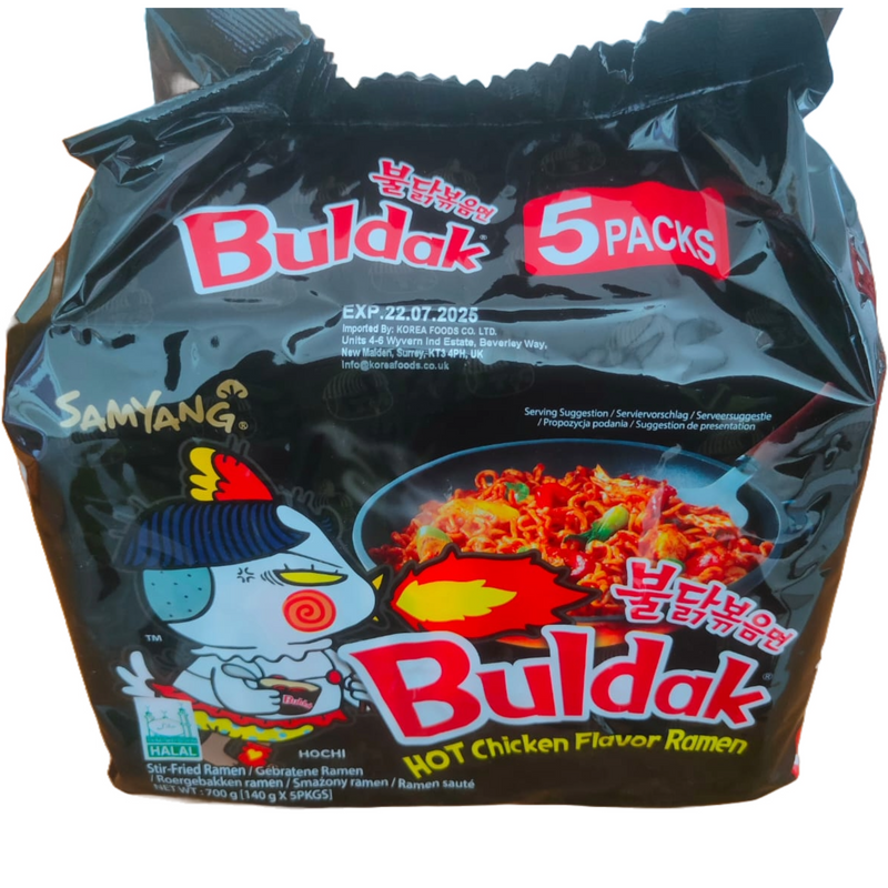 Samyang Buldak Hot Chicken Flavor Ramen( 5 pack)