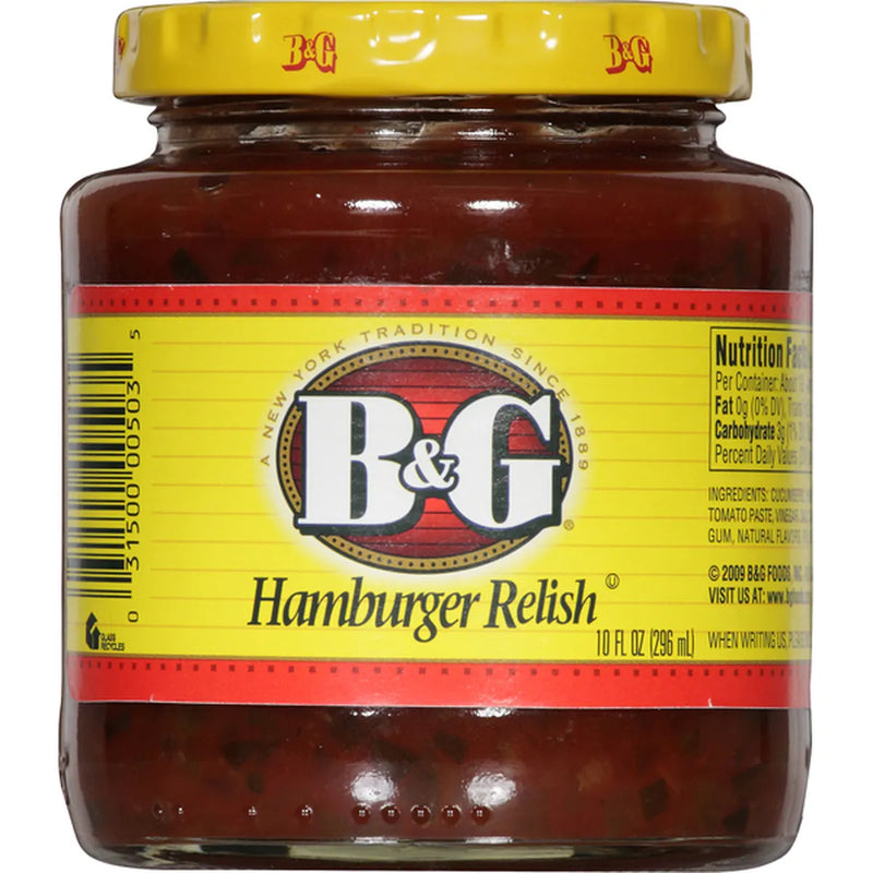 B&G Hamburger Relish 283g (BEST BEFORE DATE 01/FEB/25)