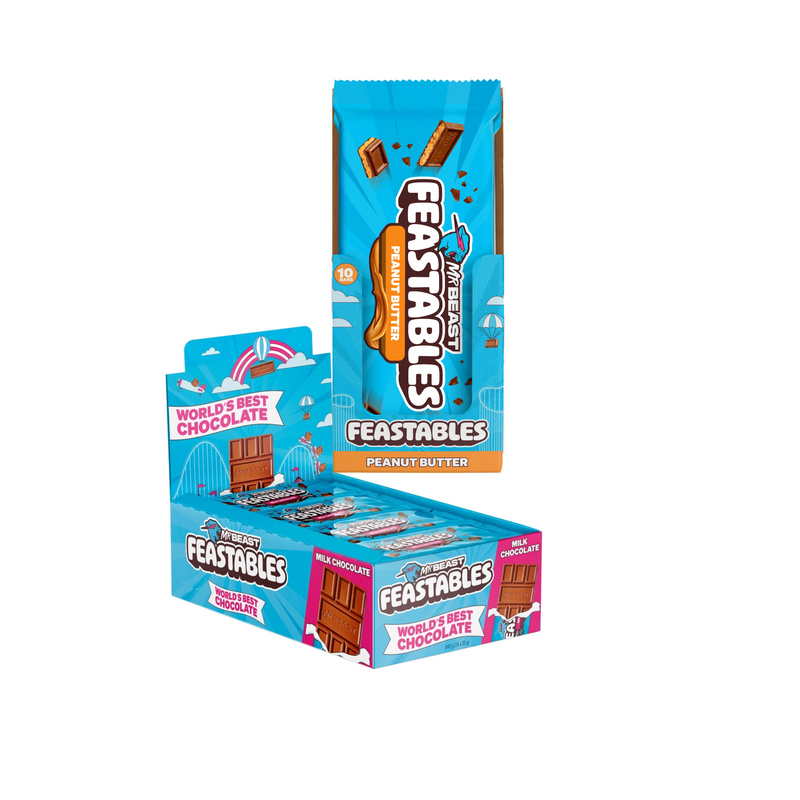 Mr Beast Feastables |Peanut Butter | Milk Chocolate With Peanut Butter