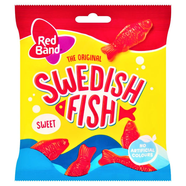 Swedish Fish The Original Red Soft & Chewy Candy 100g