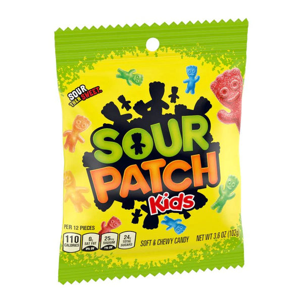 Sour Patch Kids Soft & Chewy Candy Bags 102g