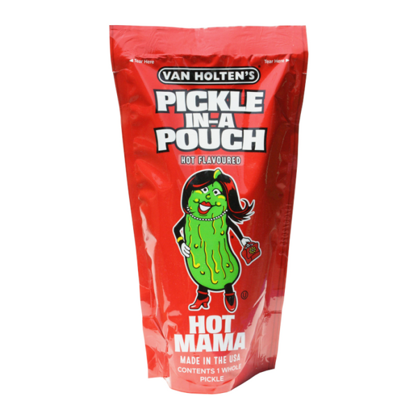 Van Holten's Pickle-In-A-Pouch Hot Mama Hot & Spicy Pickle 1ct