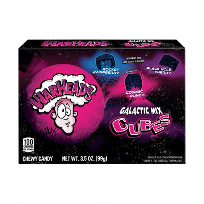 Warheads Galactic Mix Cubes 99g