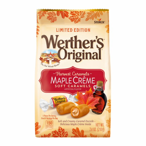 Werther's Original Maple Crème Soft Caramels 210g