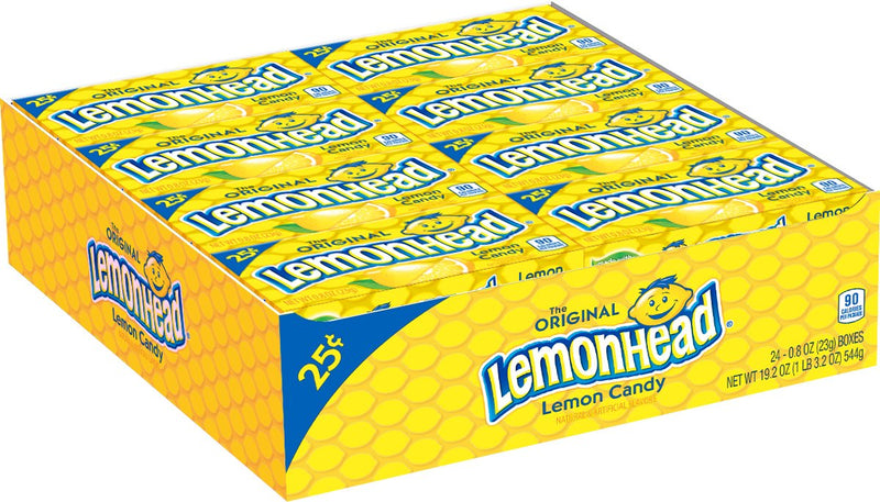 Lemonhead The Original Lemon Candy 23g(Pack of 24)